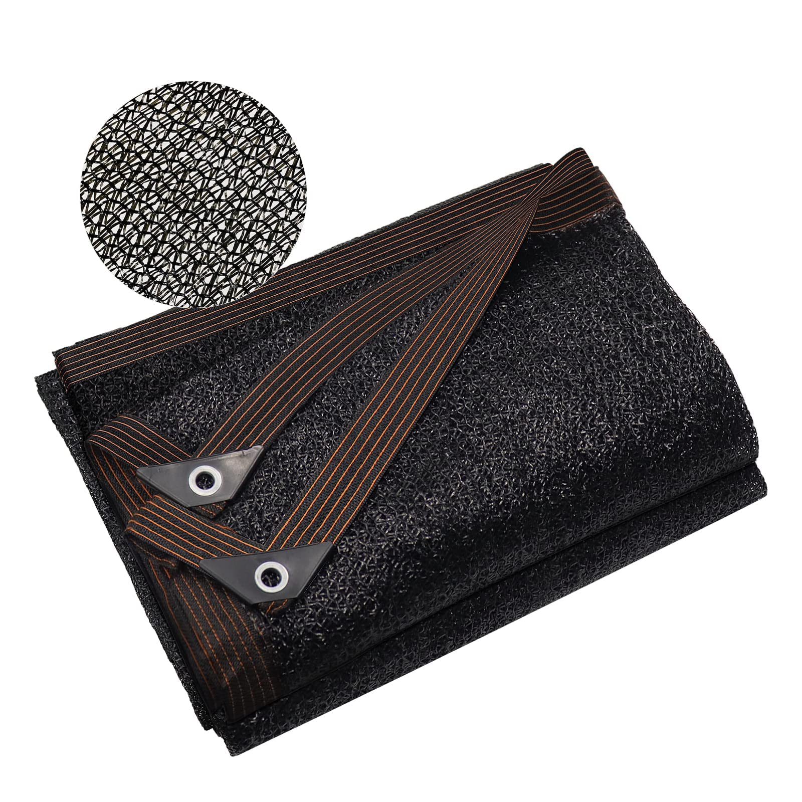 40% shade cloth with grommets and reinforced corners